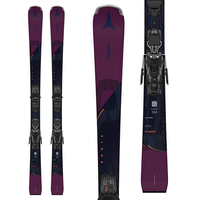 Atomic Cloud Q9 Skis + M10 GW Bindings 2023