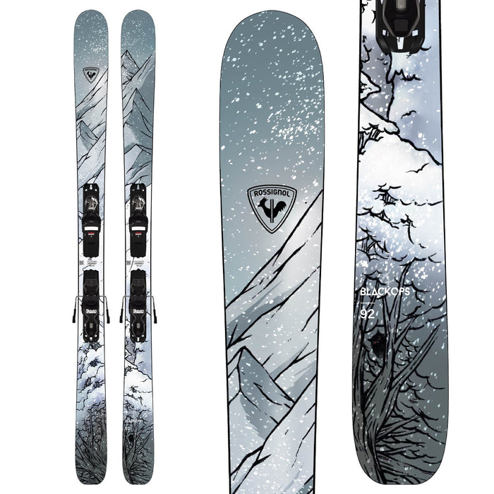 Rossignol Black Ops Day 92 Skis + xPress 11 GW W Bindings 2023