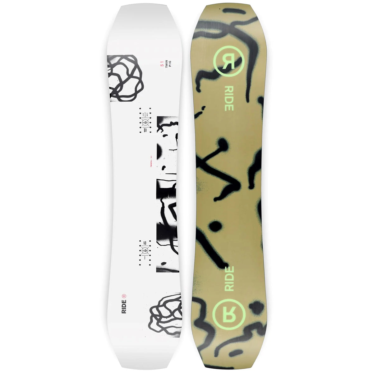Ride Twin Pig Snowboard 2024 — Ski Company