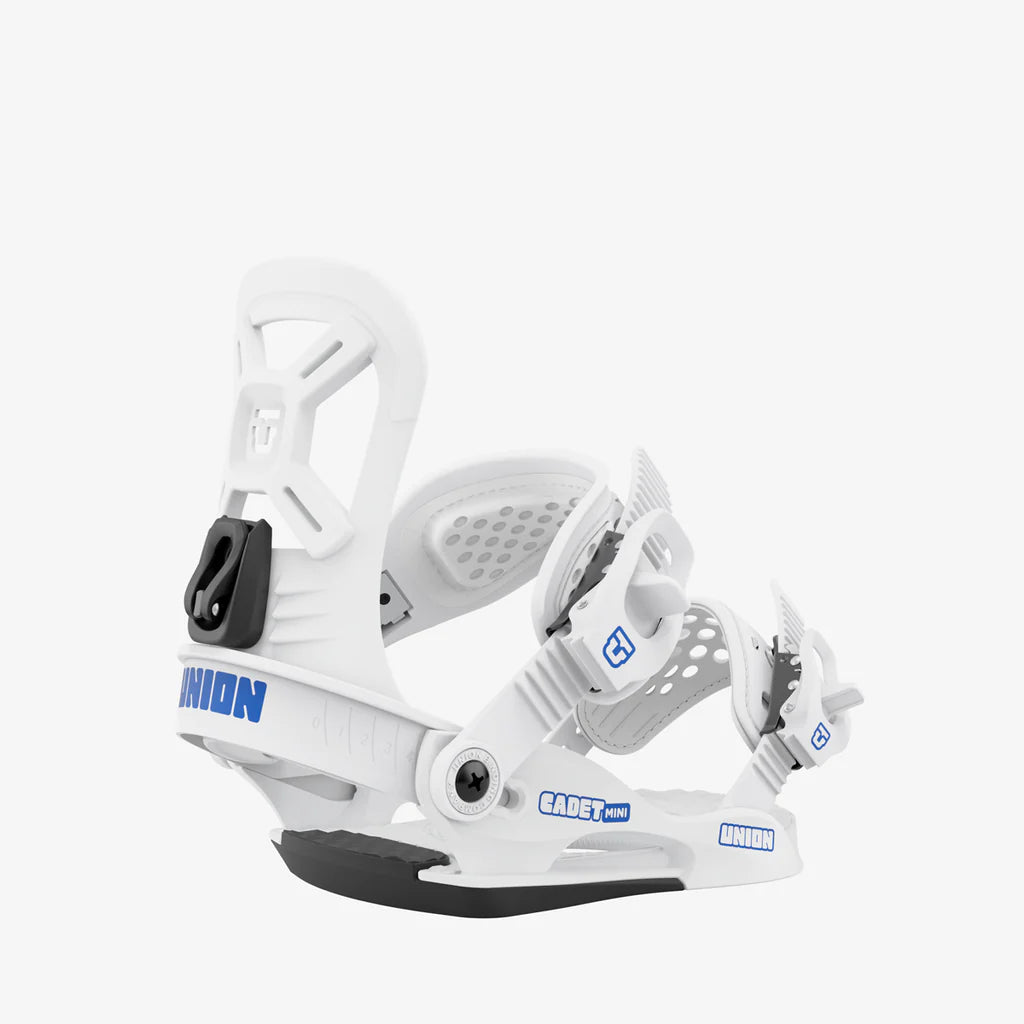 union cadet snowboard binding kids Pro Bindings and the single strap system made getting in and out of the binding something they could actually manage on their own without help Union Cadet Kids Snowboard Bindings