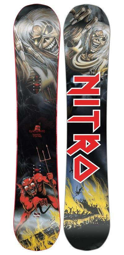 nitro beast snowboards - Iron Maiden x K2 Domain Ski - responsive pop Color:beige-topo Apparel / Riding Gear