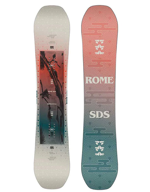 attrezzatura snowboard roma Rome Party Mod 2026 evo slashing and carving its way through the trees Rome Snowboards | Tavole e