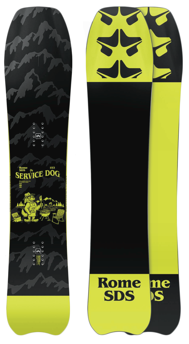 Rome Service Dog Snowboard 2022 — Ski Company Rome Service Dog Snowboard 2022 — Ski Company