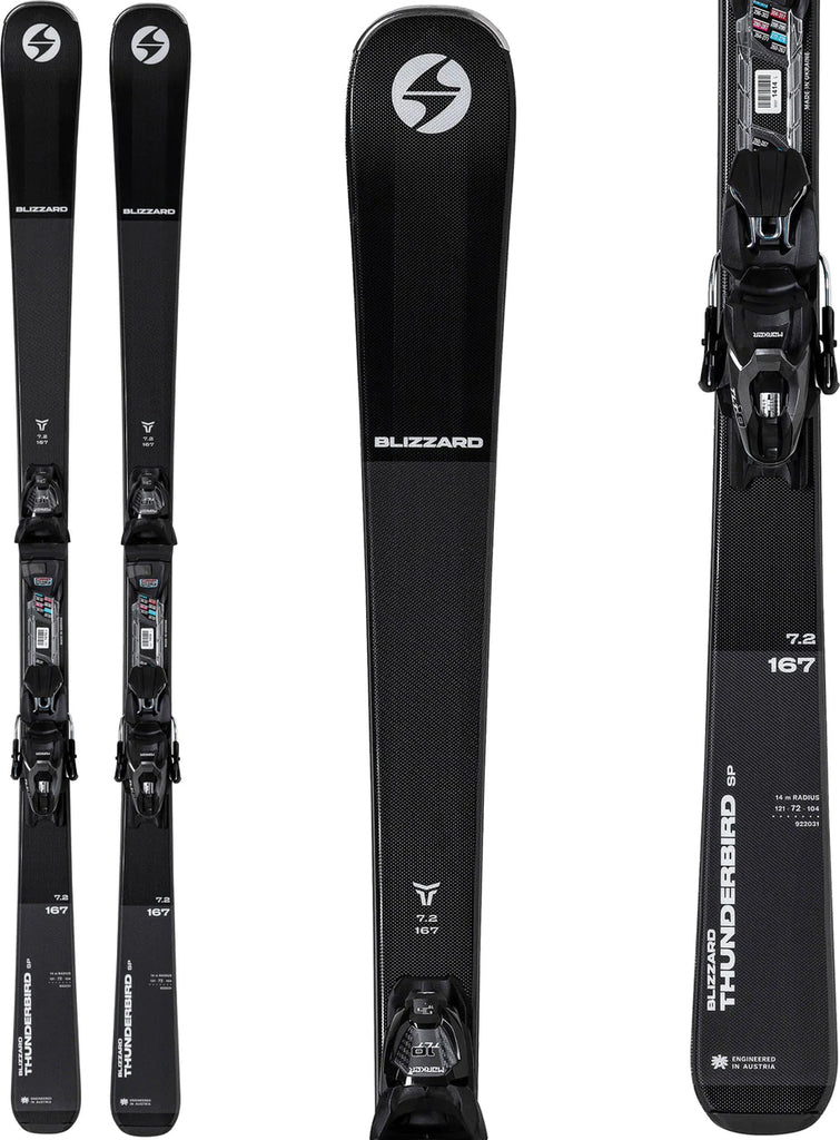 Blizzard Thunderbird SP 7.2 Skis + TLT 10 Bindings 2023 Blizzard Thunderbird SP 7.2 Skis + TLT 10 Bindings 2023