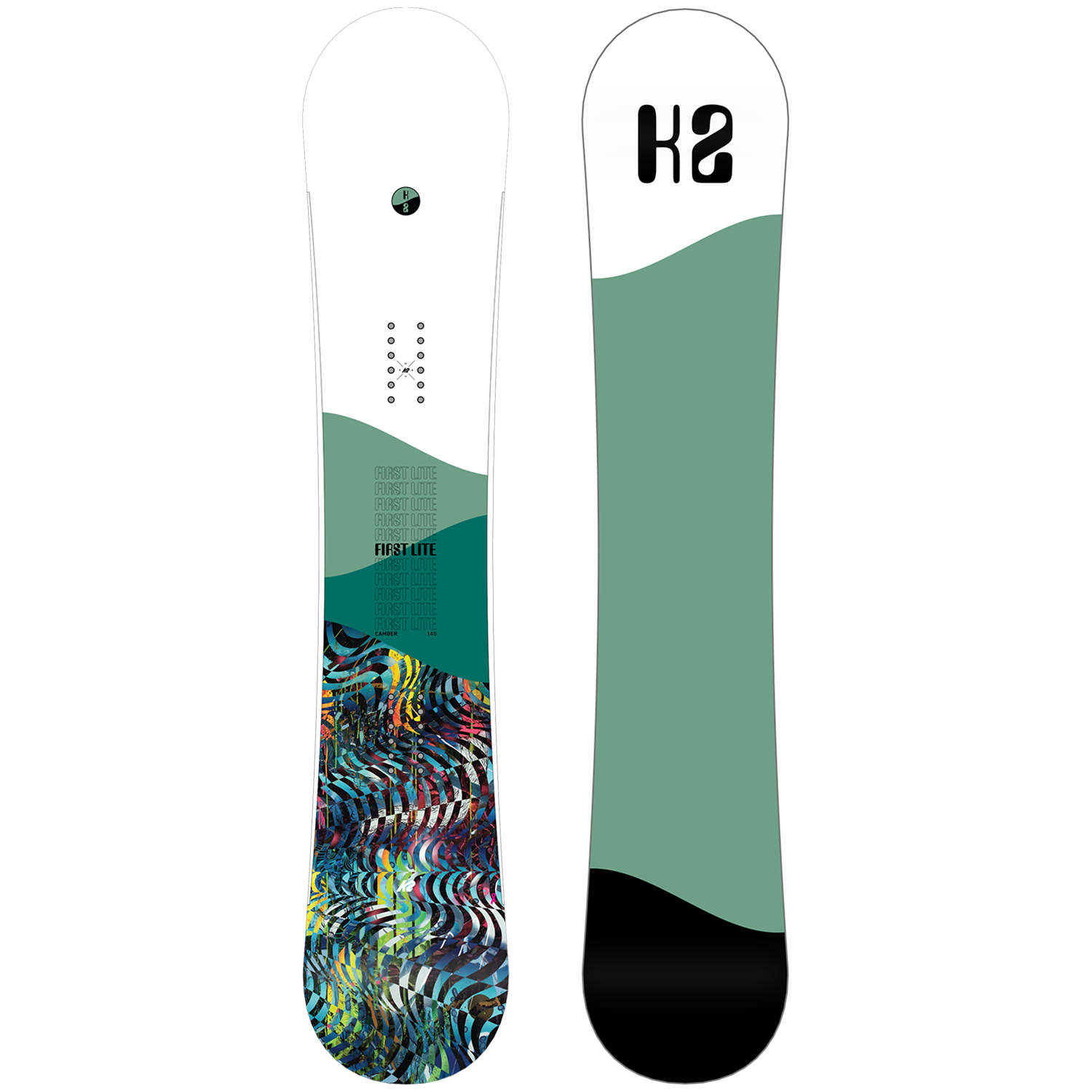 え*も様 K2 FIRST LITE スノーボード 142cm バインディング付 k2-first-lite-snowboard-women-
